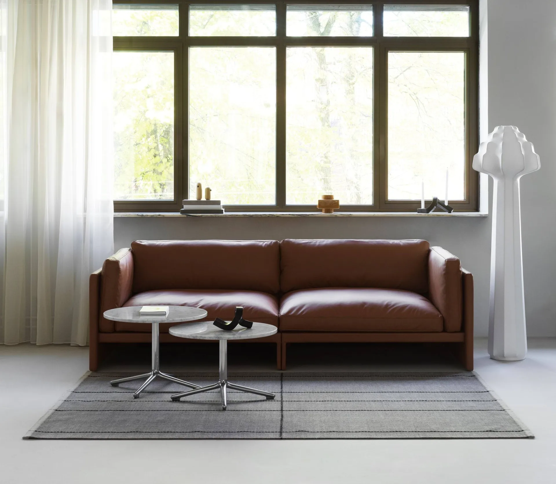Alfombra de pasillo Seam 80x250 cm, Tonos grises, 80x250 cm Normann Copenhagen