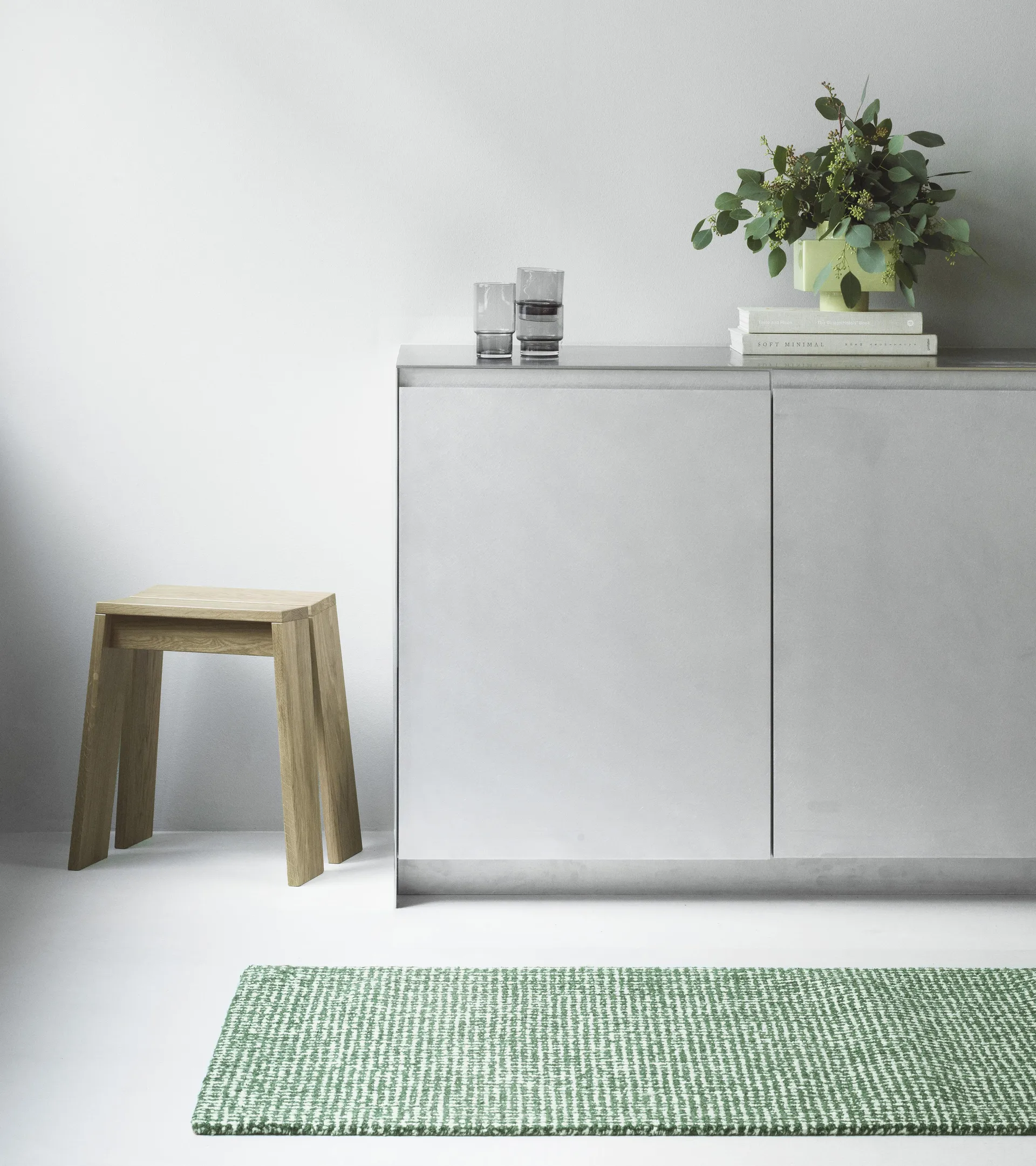 Alfombra Flick, 80x200 cm verde Normann Copenhagen