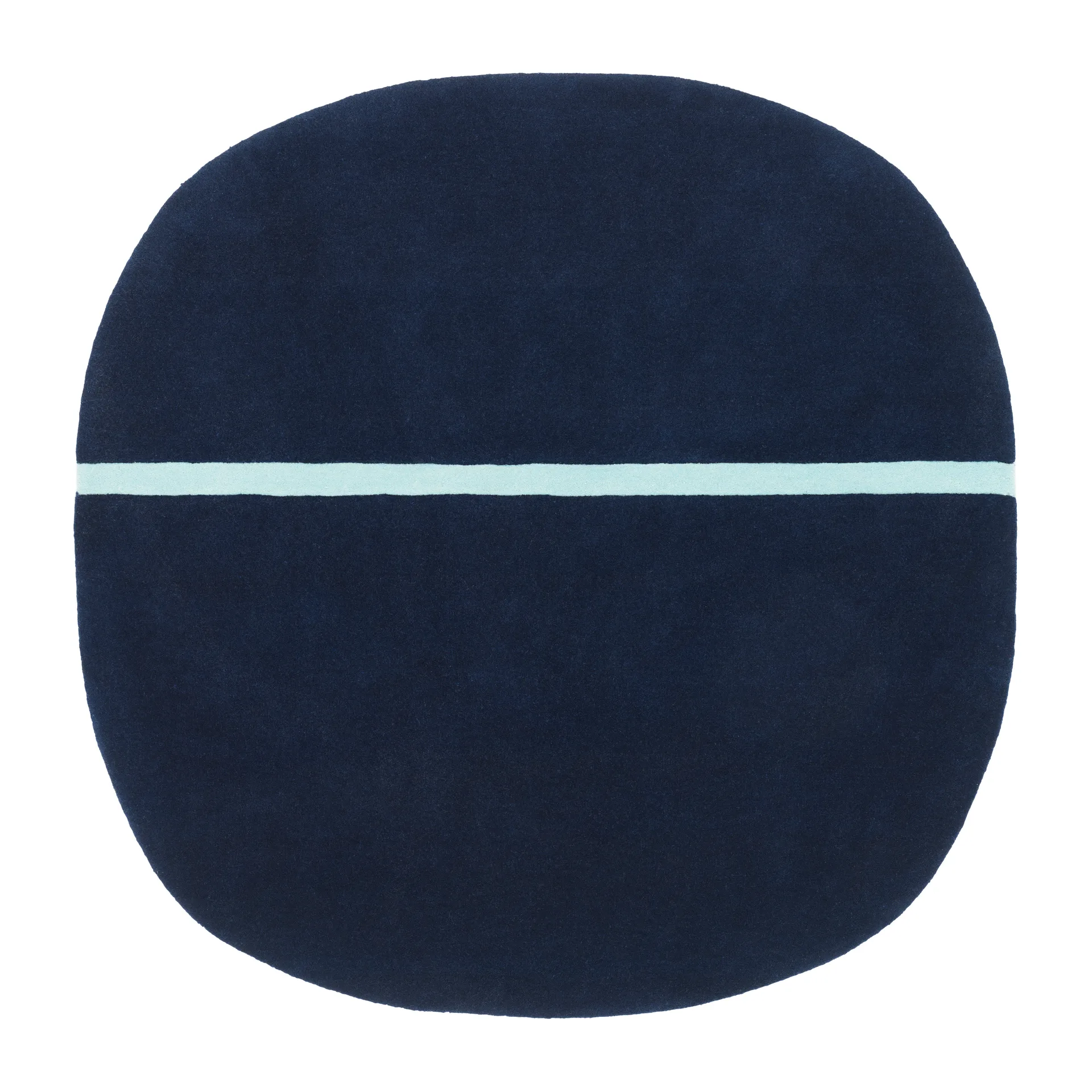 Alfombra Oona 140 x 140 cm, Azul Normann Copenhagen