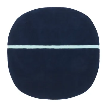 Alfombra Oona 140 x 140 cm - Azul - Normann Copenhagen