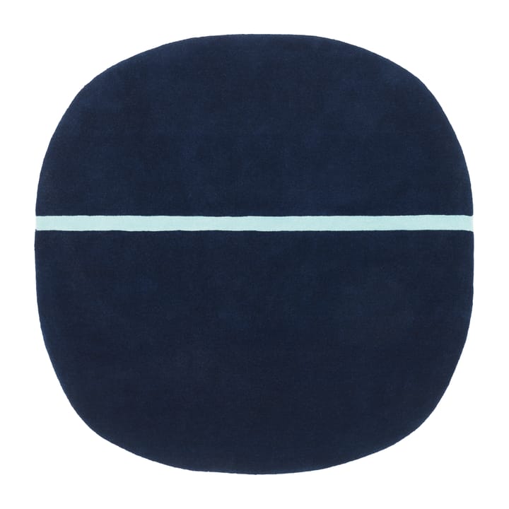 Alfombra Oona 140 x 140 cm - Azul - Normann Copenhagen