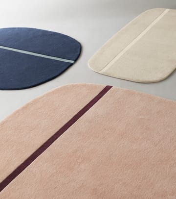 Alfombra Oona 140 x 140 cm - Azul - Normann Copenhagen