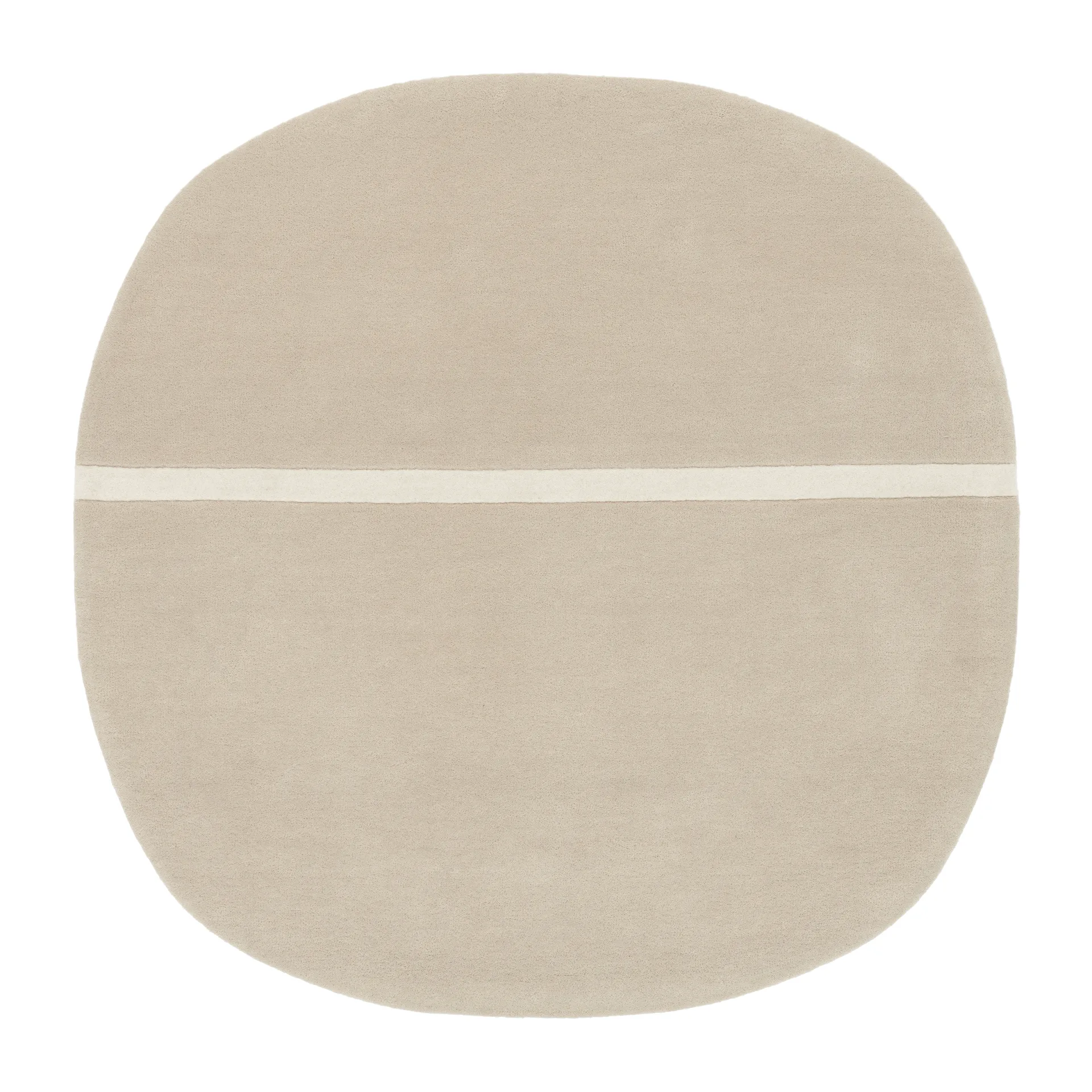 Alfombra Oona 140 x 140 cm, Sand Normann Copenhagen