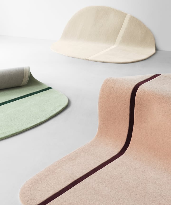 Alfombra Oona 140 x 140 cm, Sand Normann Copenhagen