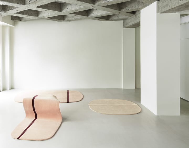 Alfombra Oona 140 x 140 cm, Sand Normann Copenhagen