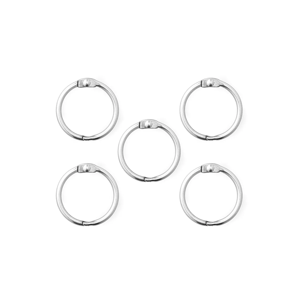 Anilla de sujeción Reb, 5-pack, Acero inoxidable Normann Copenhagen