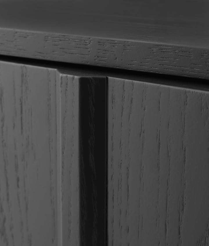 Aparador bajo Rib, Soft Black Normann Copenhagen