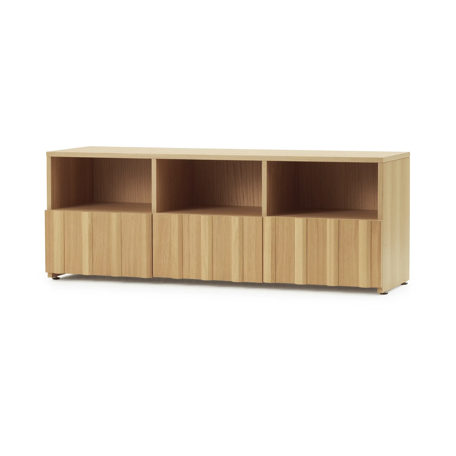 Aparador Rib hybrid, Oak, 44x120x38 cm Normann Copenhagen