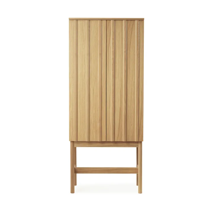 Armario Rib - Oak, 166,5x70x43 cm - Normann Copenhagen