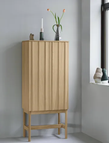 Armario Rib - Oak, 166,5x70x43 cm - Normann Copenhagen