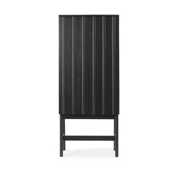 Armario Rib - Soft black, 166,5x70x43 cm - Normann Copenhagen