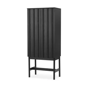 Armario Rib - Soft black, 166,5x70x43 cm - Normann Copenhagen