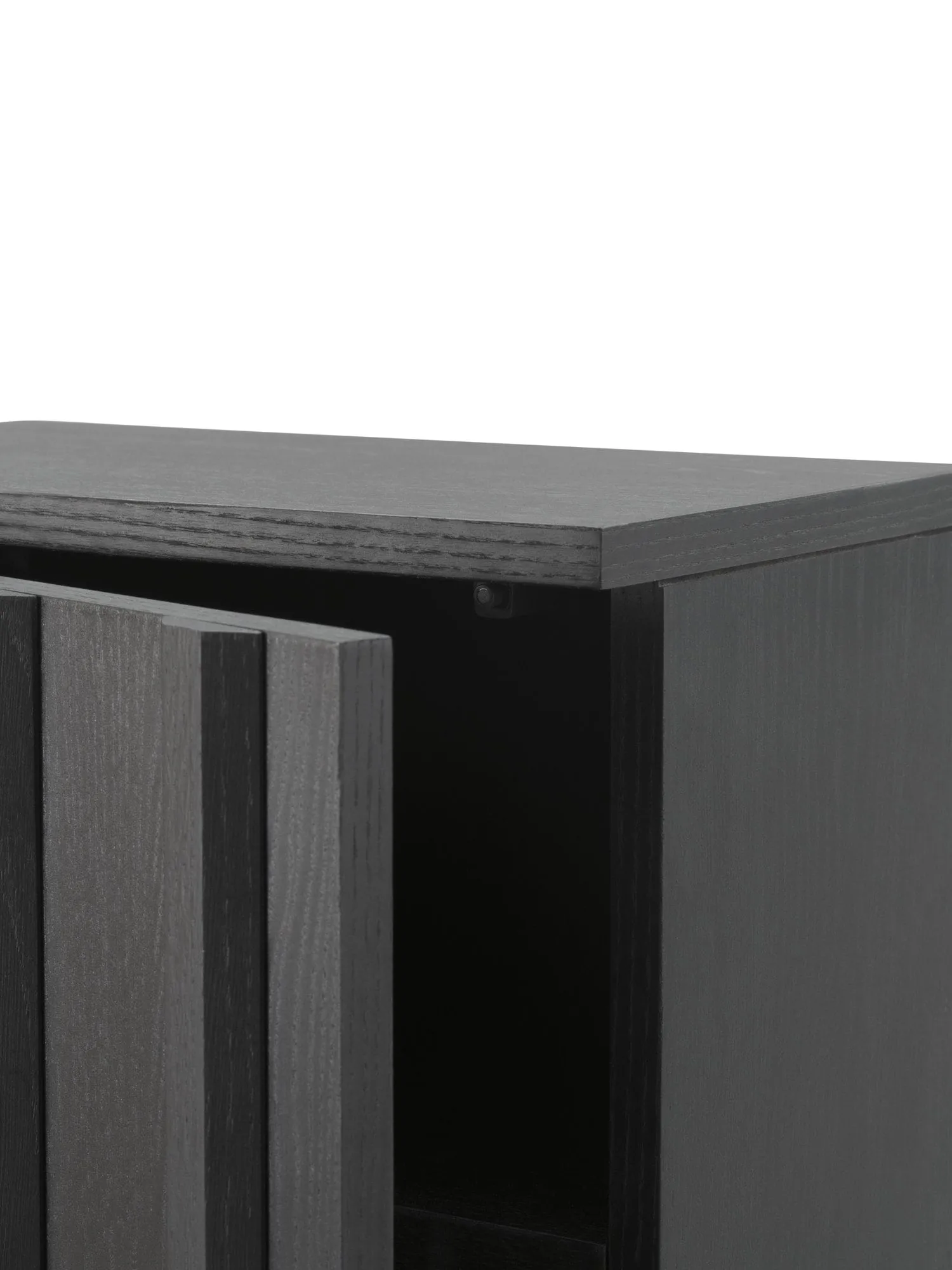 Armario Rib, Soft black, 166,5x70x43 cm Normann Copenhagen