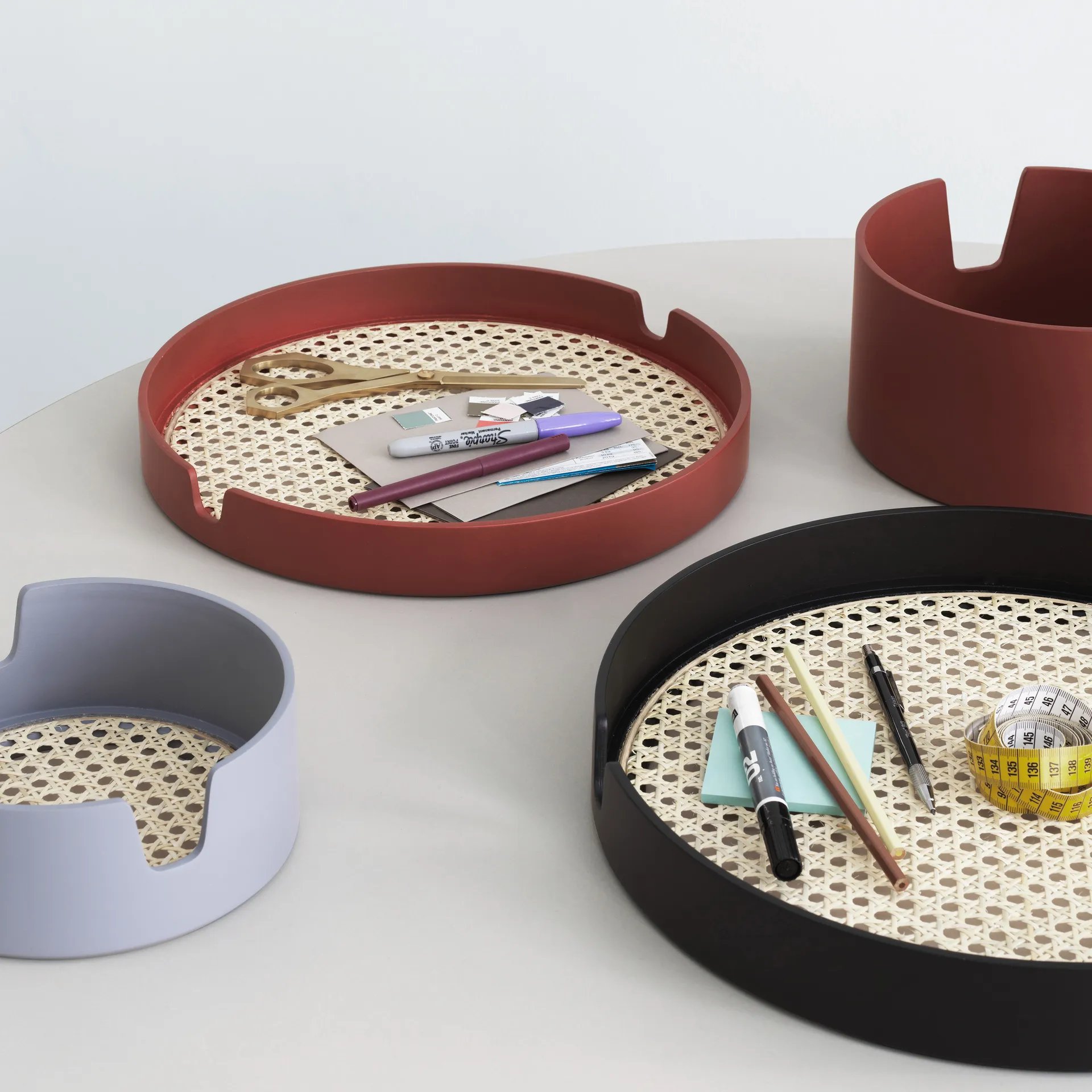 Bandeja Salon Ø40 cm, negro Normann Copenhagen