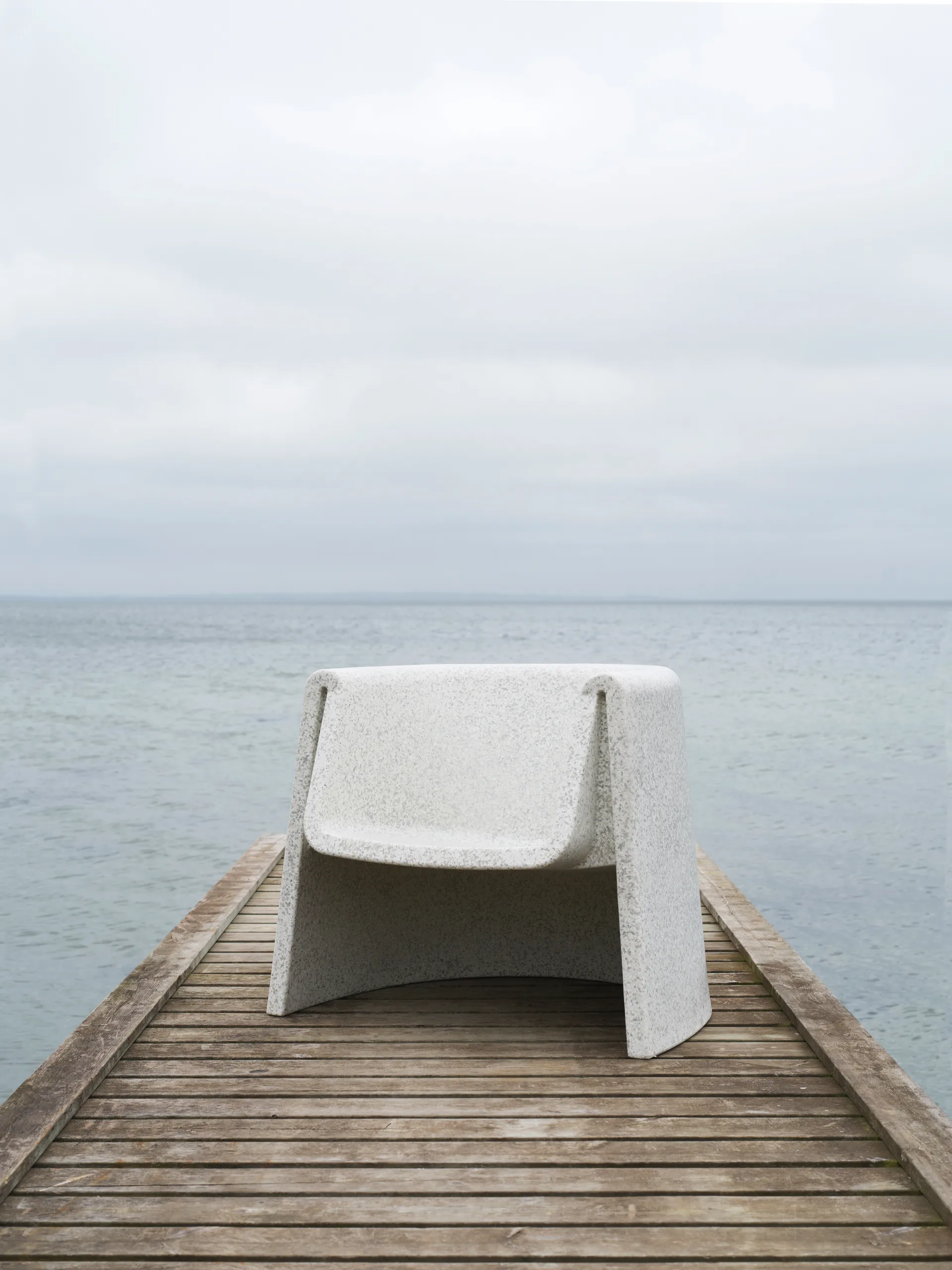Butaca Lounge Bit Lounge Chair, Blanco Normann Copenhagen