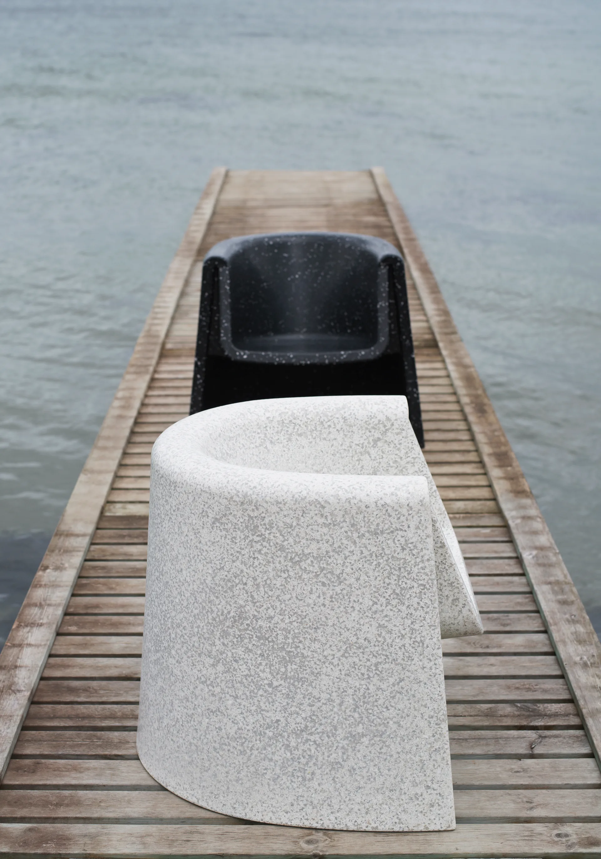 Butaca Lounge Bit Lounge Chair, Blanco Normann Copenhagen