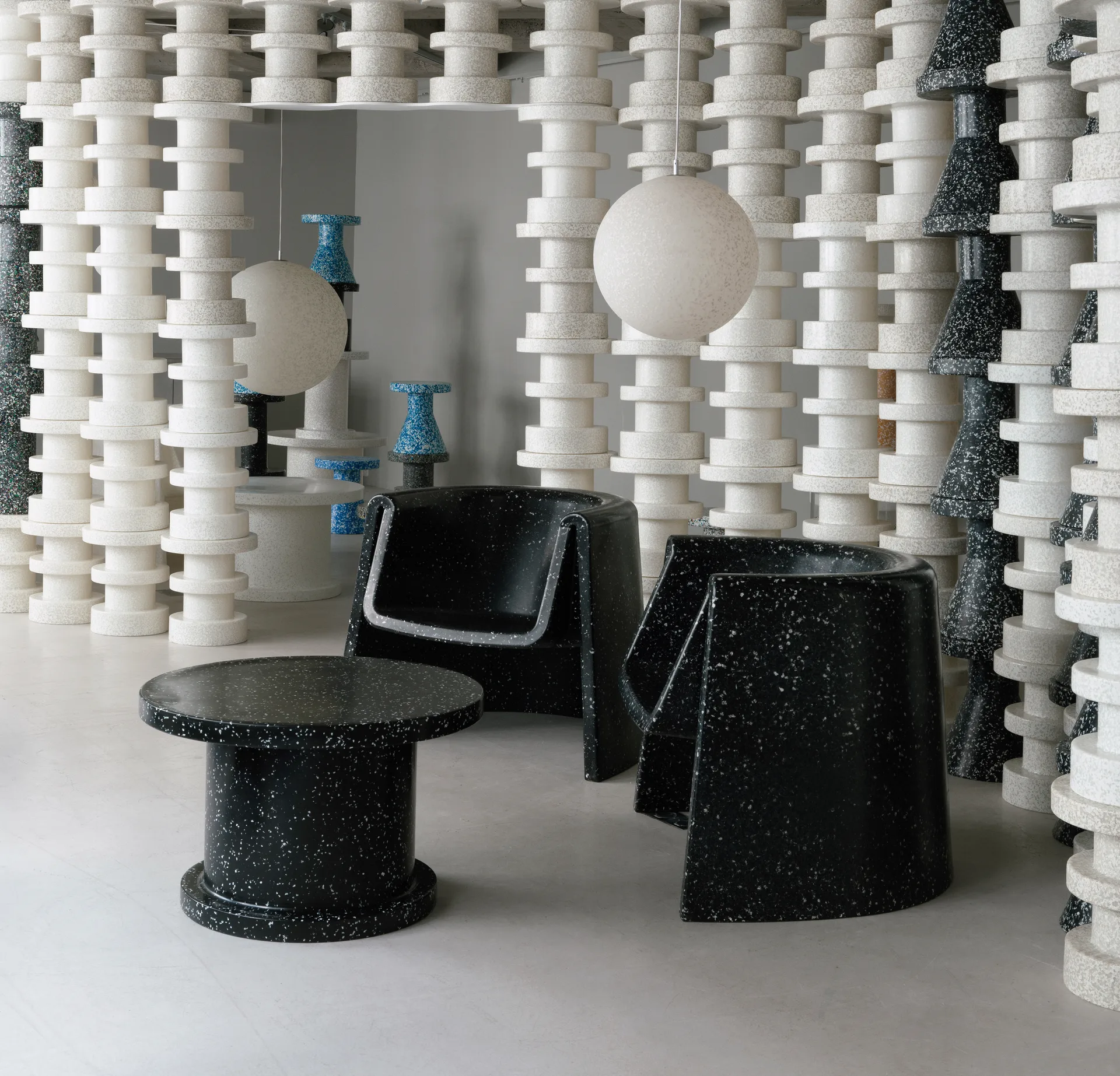 Butaca Lounge Bit Lounge Chair, Negro Normann Copenhagen