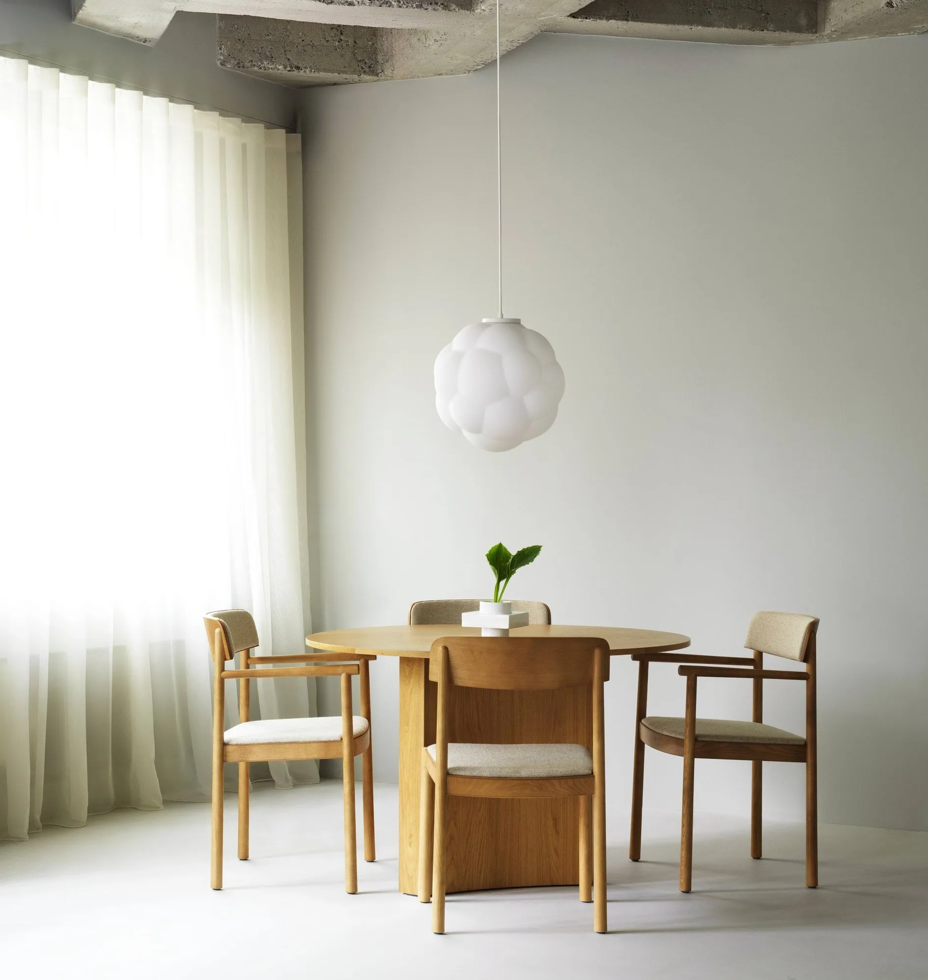 Butaca Timb, Tostado cenizo - tejido Hallingdal 220 Normann Copenhagen