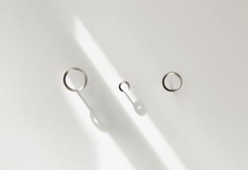 Colgador Loop large Ø9,4 cm - Brushed Zinc - Normann Copenhagen