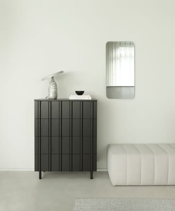 Cómoda Rib dresser 4 cajones - Soft Black - Normann Copenhagen