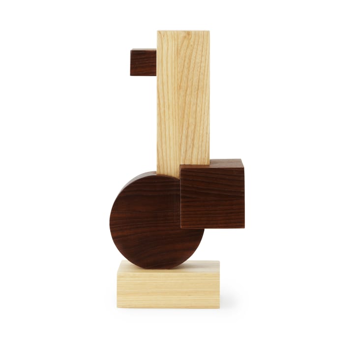 Escultura Join mediana - Fresno carbonizado - Normann Copenhagen