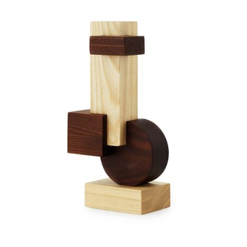 Escultura Join mediana - Fresno carbonizado - Normann Copenhagen