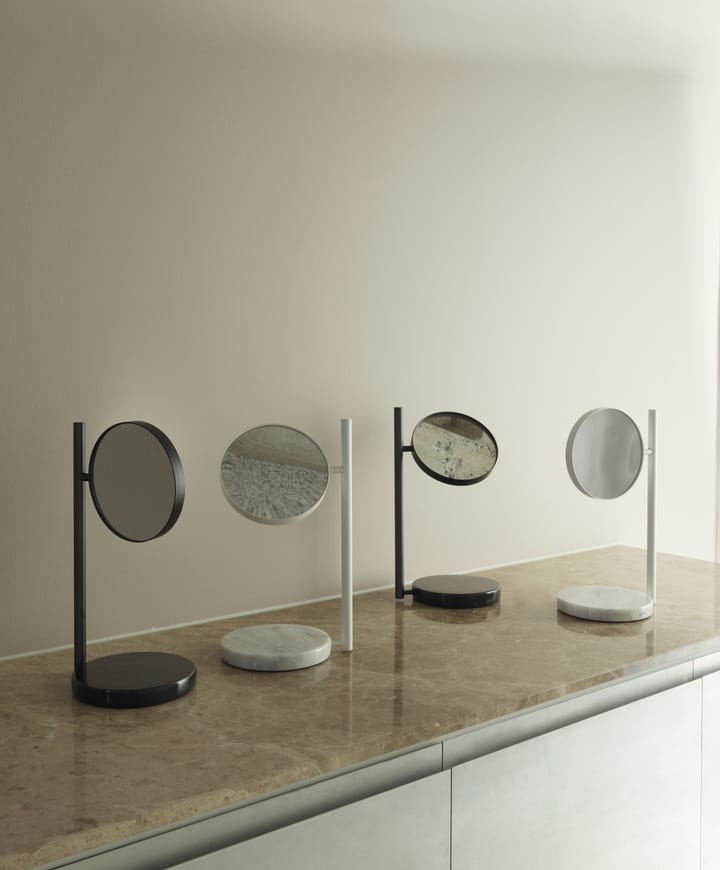 Espejo de mesa de doble cara Pose 21x39 cm, Blanco Normann Copenhagen