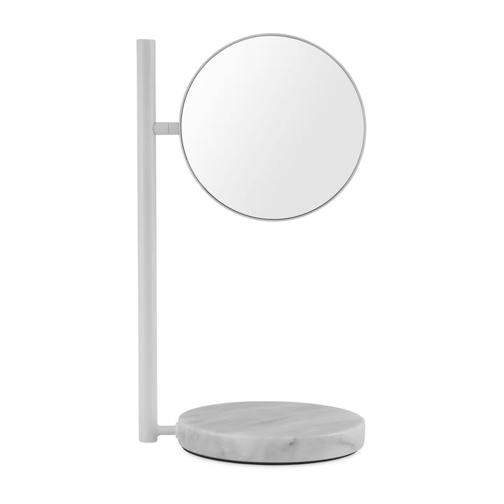 Espejo de mesa de doble cara Pose 21x39 cm - Blanco - Normann Copenhagen