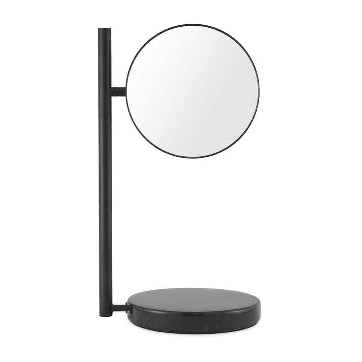 Espejo de mesa de doble cara Pose 21x39 cm - Negro - Normann Copenhagen