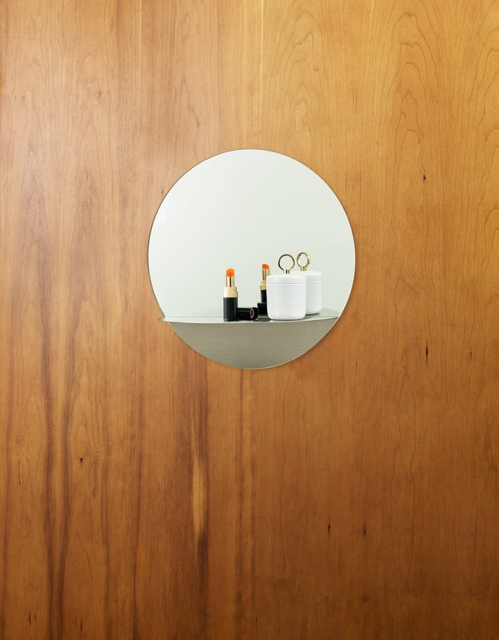 Espejo redondo Horizon, Acero inoxidable Normann Copenhagen