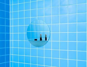 Espejo redondo Horizon - Acero inoxidable - Normann Copenhagen