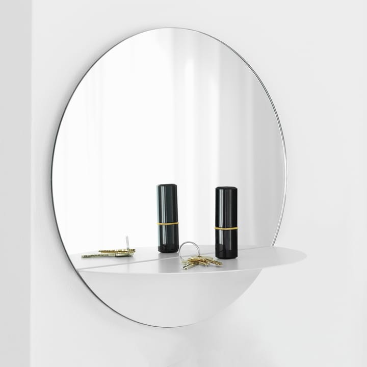 Espejo redondo Horizon, blanco Normann Copenhagen