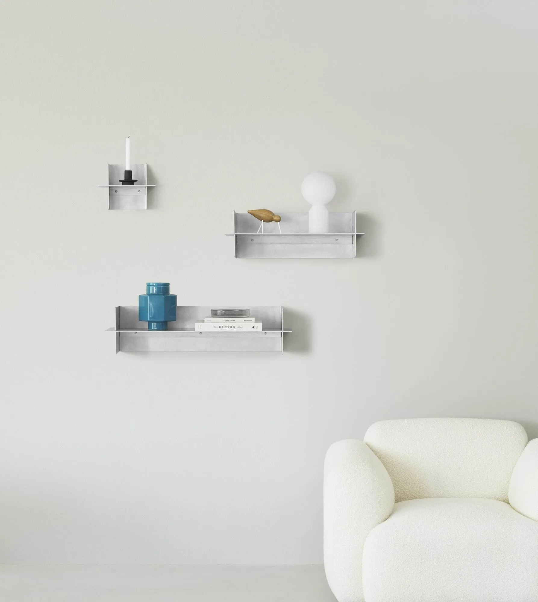 Estantería Alu 80 cm, Aluminio Normann Copenhagen