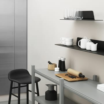 Estantería Jet - Negro, aluminio, 160 cm - Normann Copenhagen