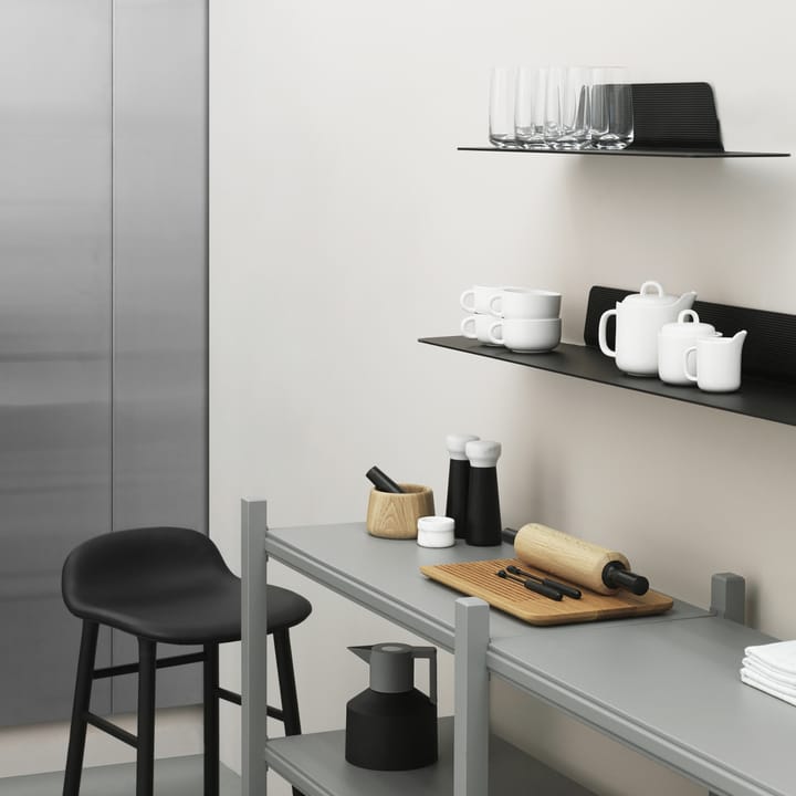 Estantería Jet, Negro, aluminio, 160 cm Normann Copenhagen