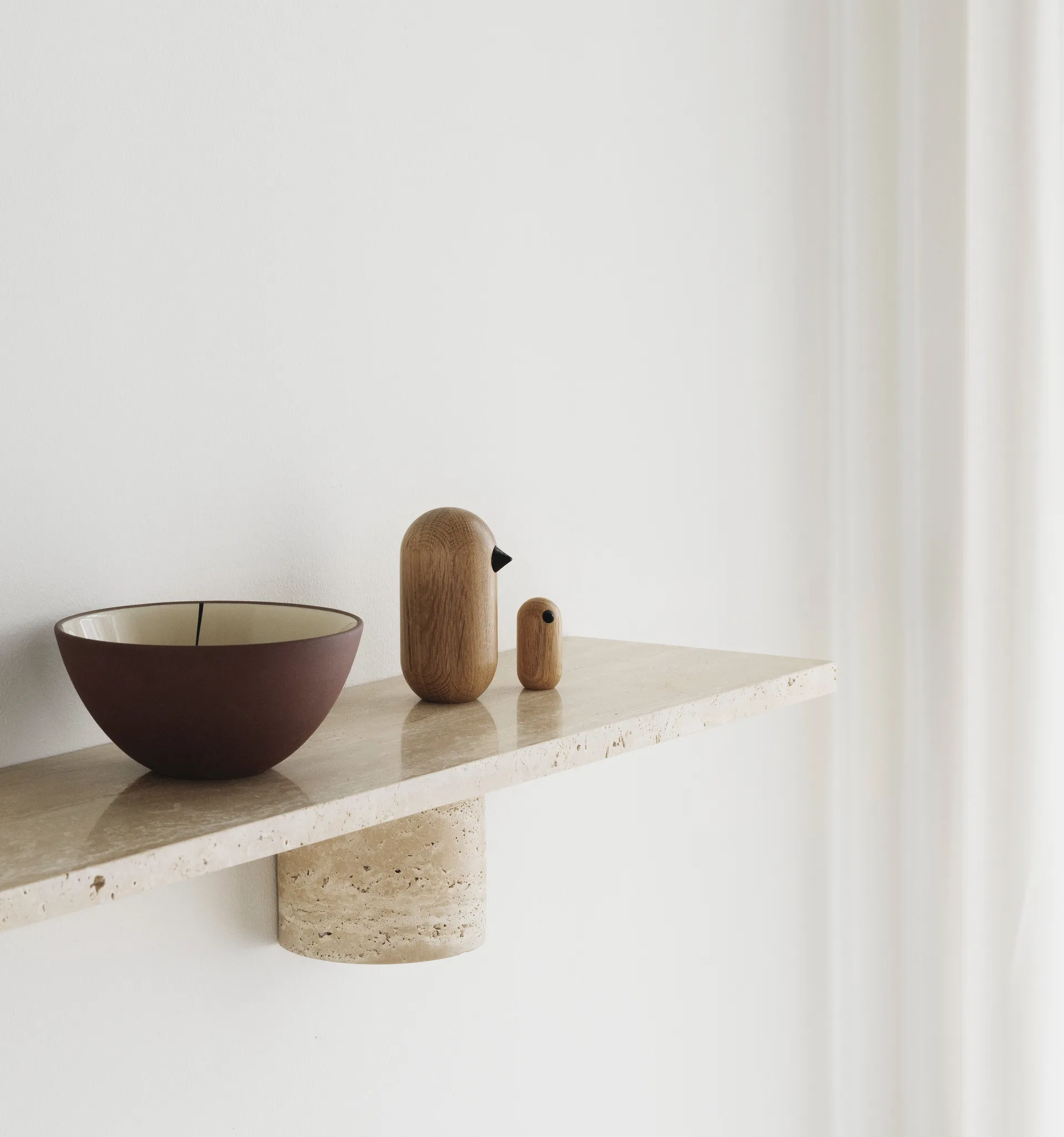 Estantería Sten Shelf 80 cm, Travertino Normann Copenhagen