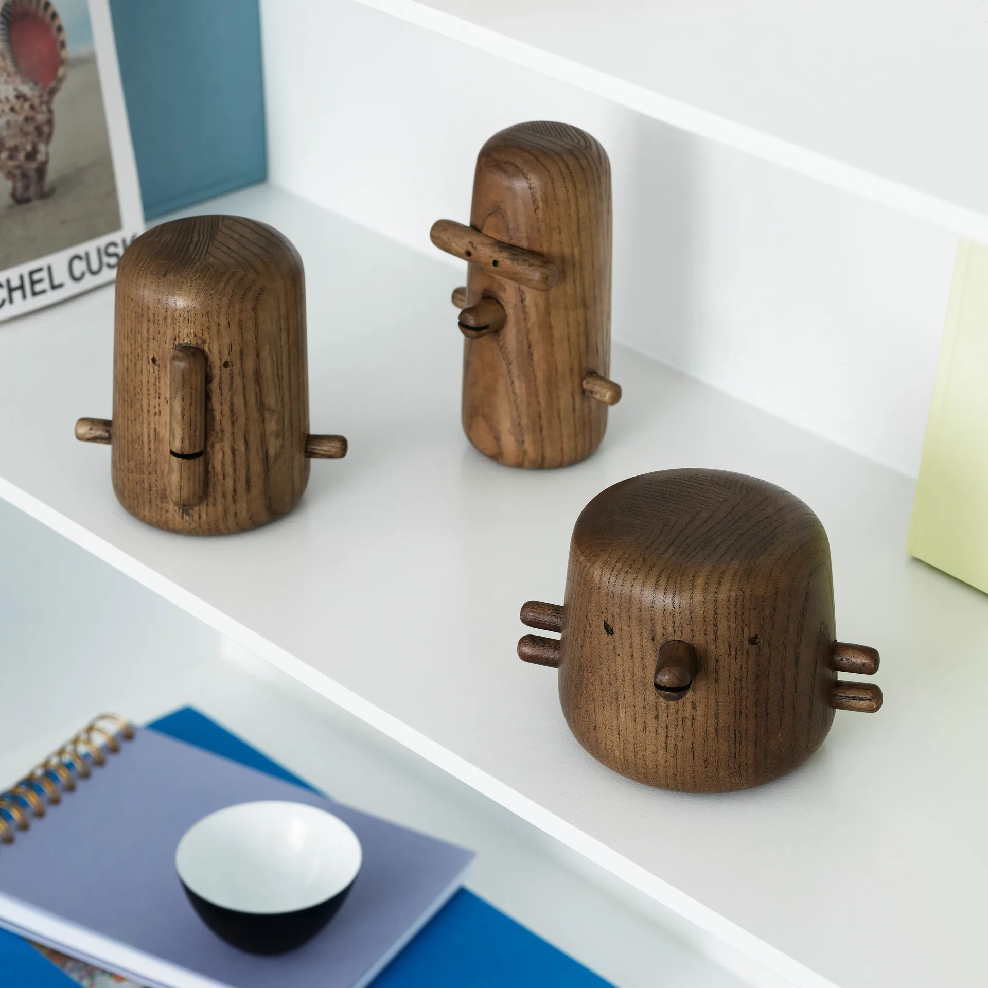 Figura de madera Ichi Ni San, Ni Normann Copenhagen