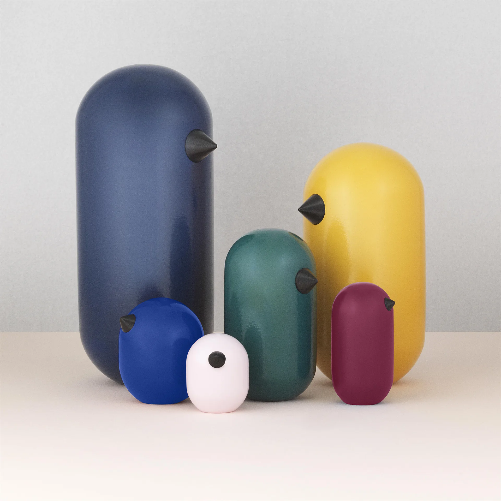 Figura Little Bird, color, verde, 7 cm Normann Copenhagen