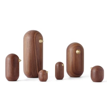 Figura Little Bird nogal - 10 cm - Normann Copenhagen