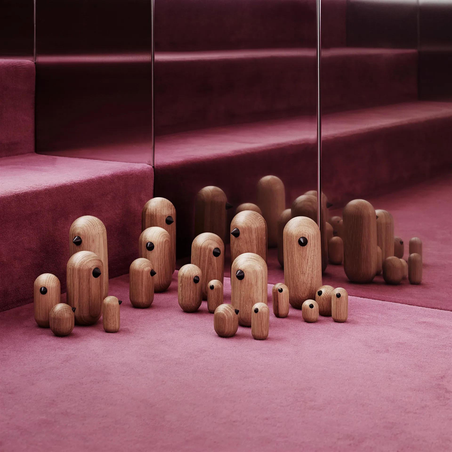 Figura Little Bird, roble, 13,5 cm Normann Copenhagen