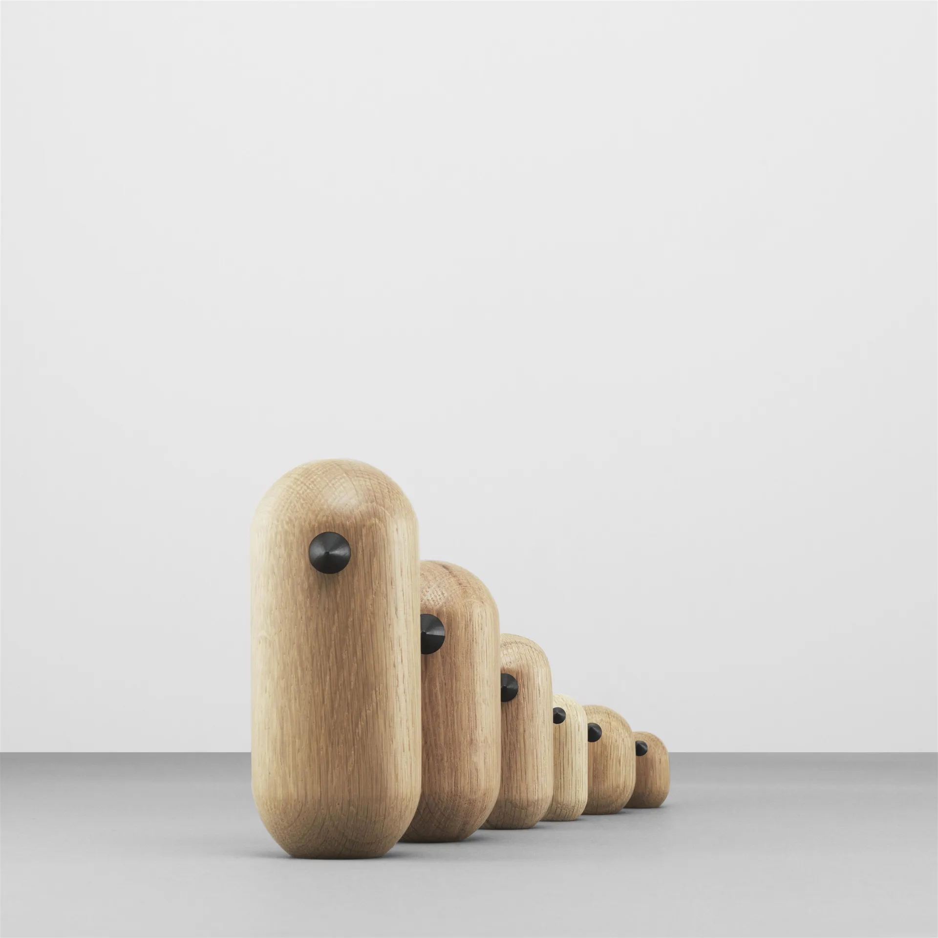 Figura Little Bird, roble, 3 cm Normann Copenhagen
