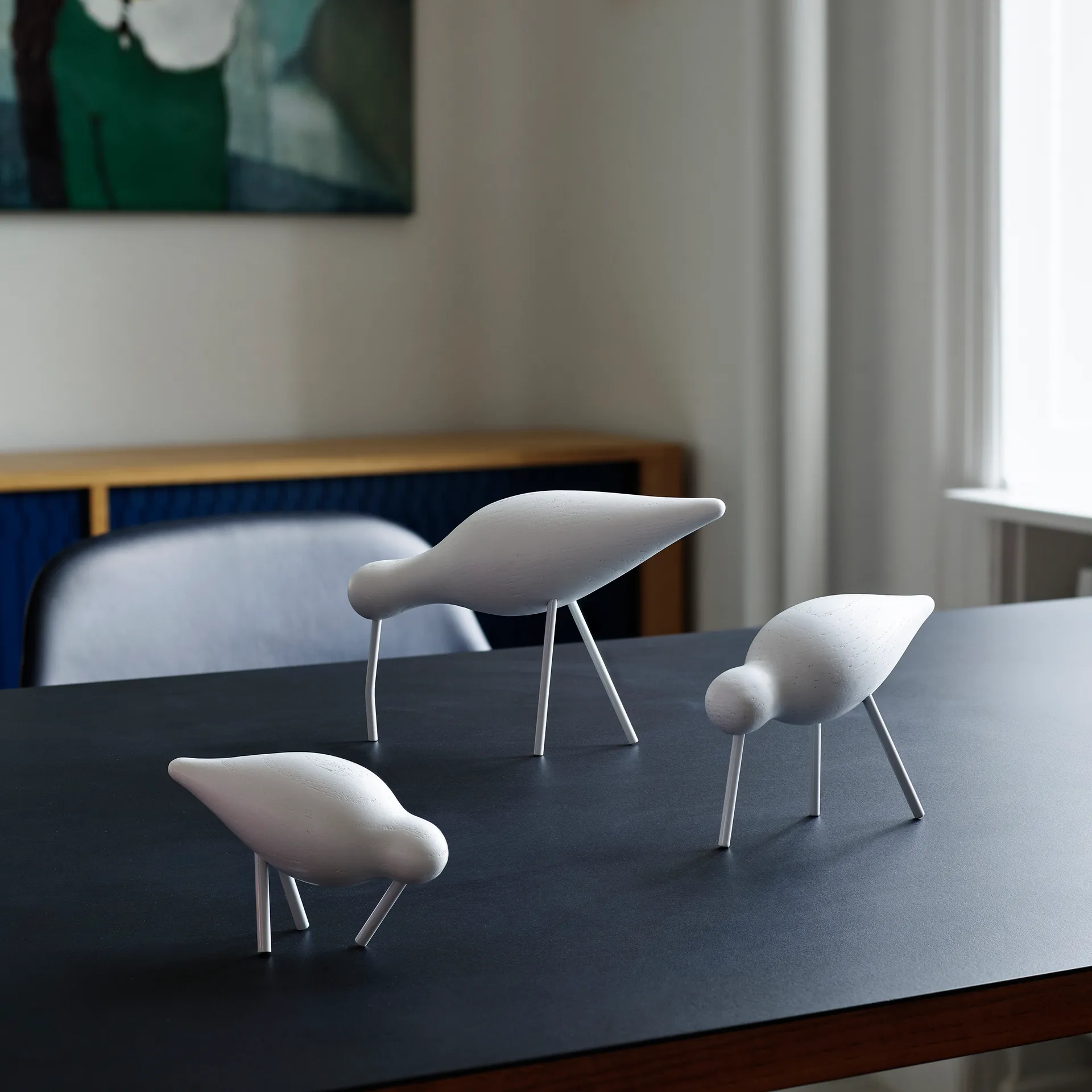 Figura Shorebird, blanco, grande Normann Copenhagen