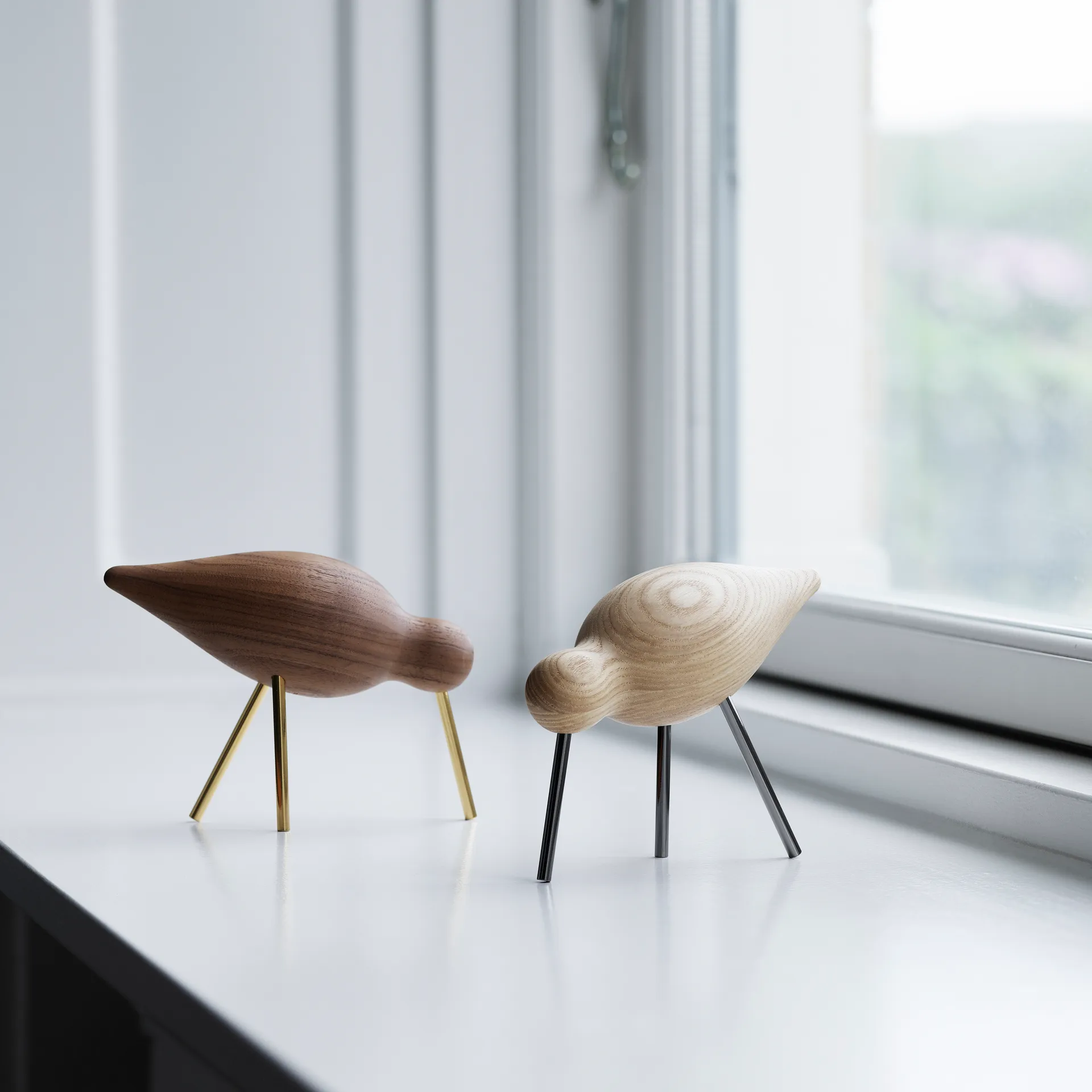 Figura Shorebird nogal-latón, mediana Normann Copenhagen