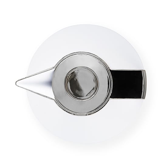 Jarra termo Geo, blanco-plata Normann Copenhagen