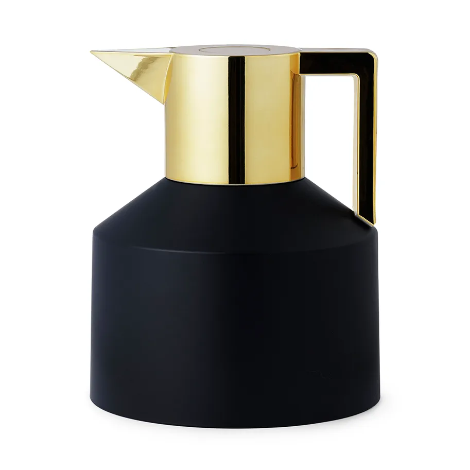 Jarra termo Geo, negro-oro Normann Copenhagen