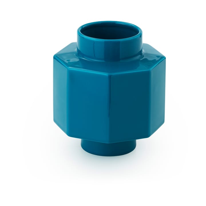 Jarrón Deko Object H5 Hexagon - Azul petróleo - Normann Copenhagen