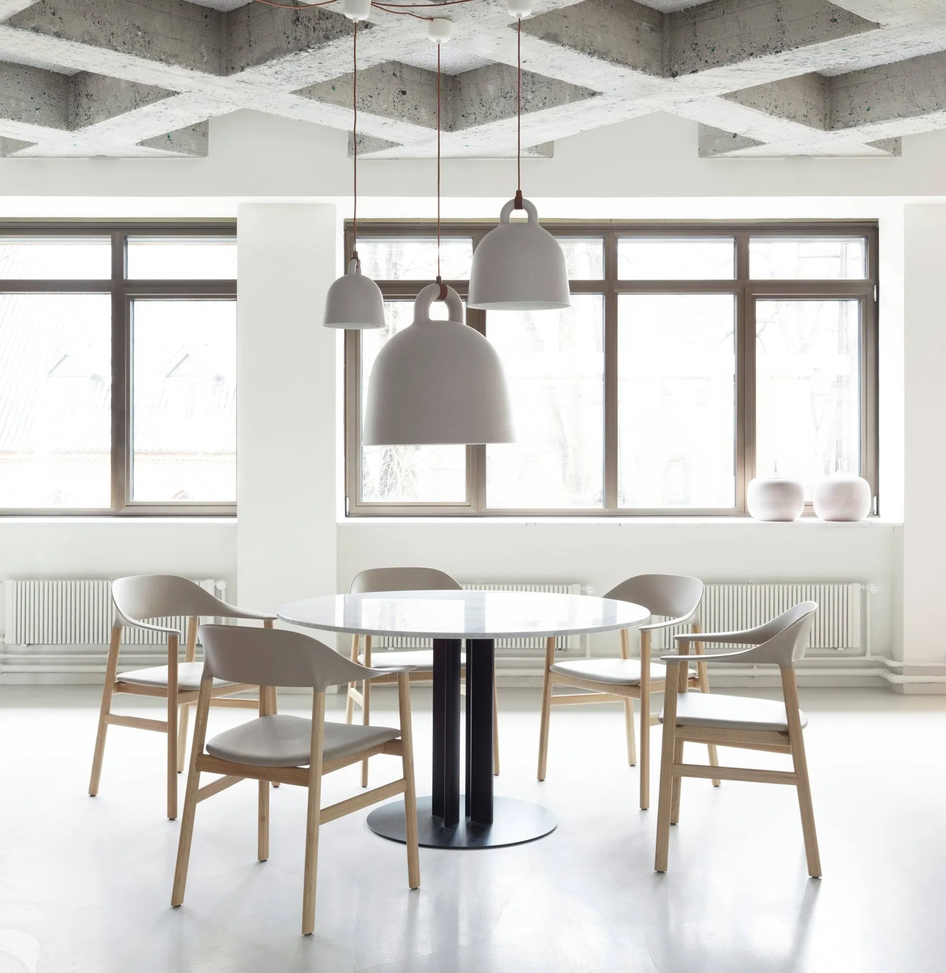 Lámpara Bell gris, X-small Normann Copenhagen