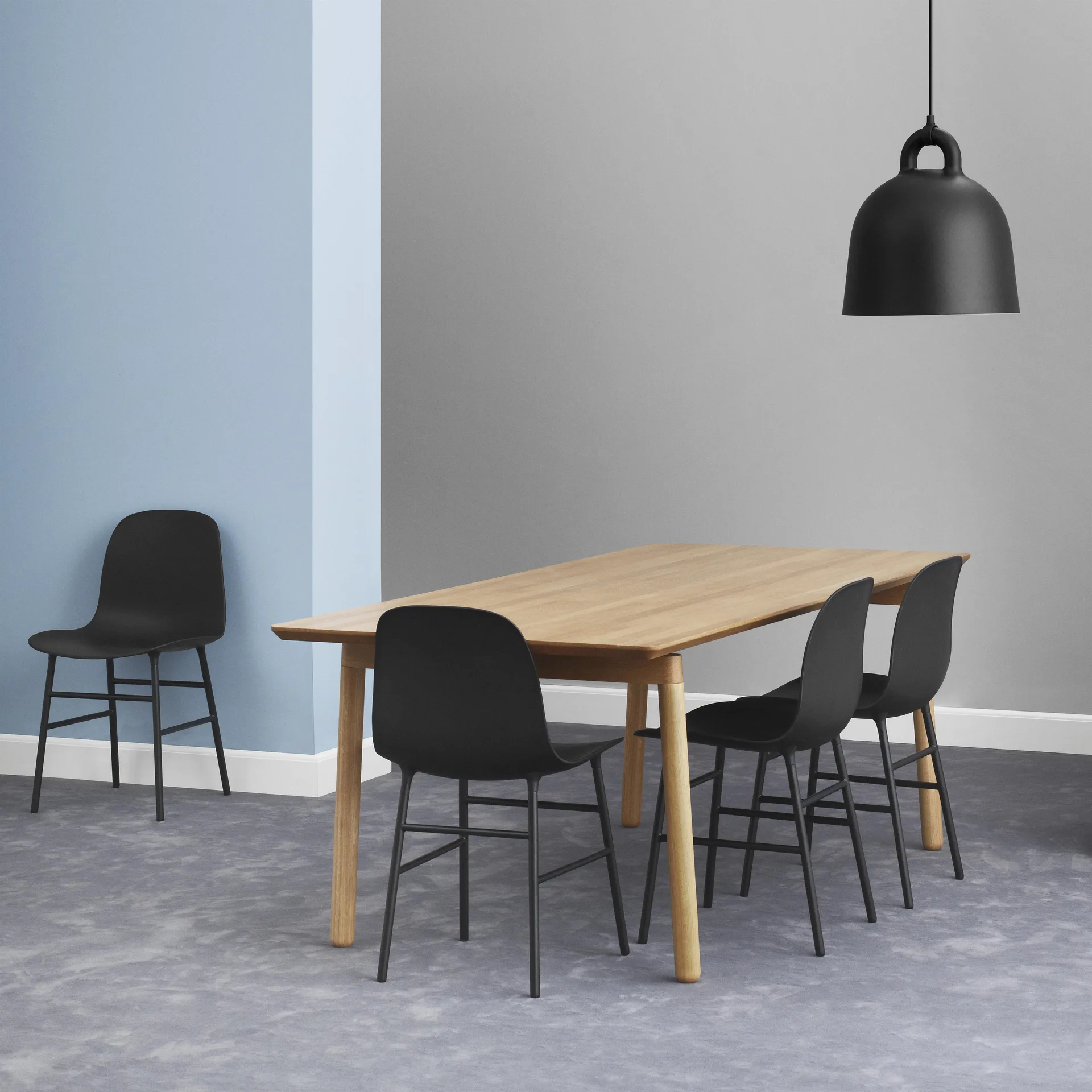 Lámpara Bell, negro, Medium Normann Copenhagen