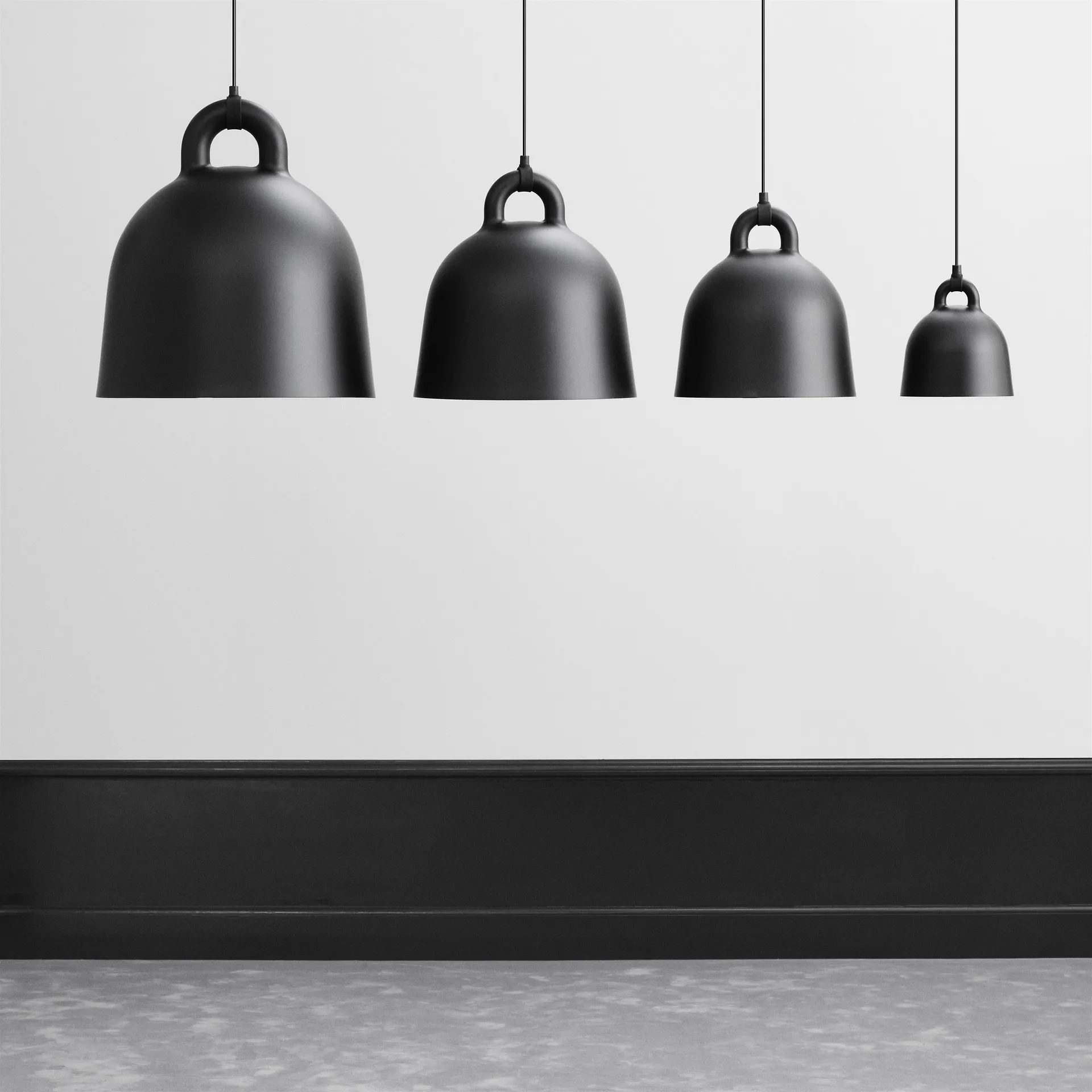 Lámpara Bell, negro, Small Normann Copenhagen