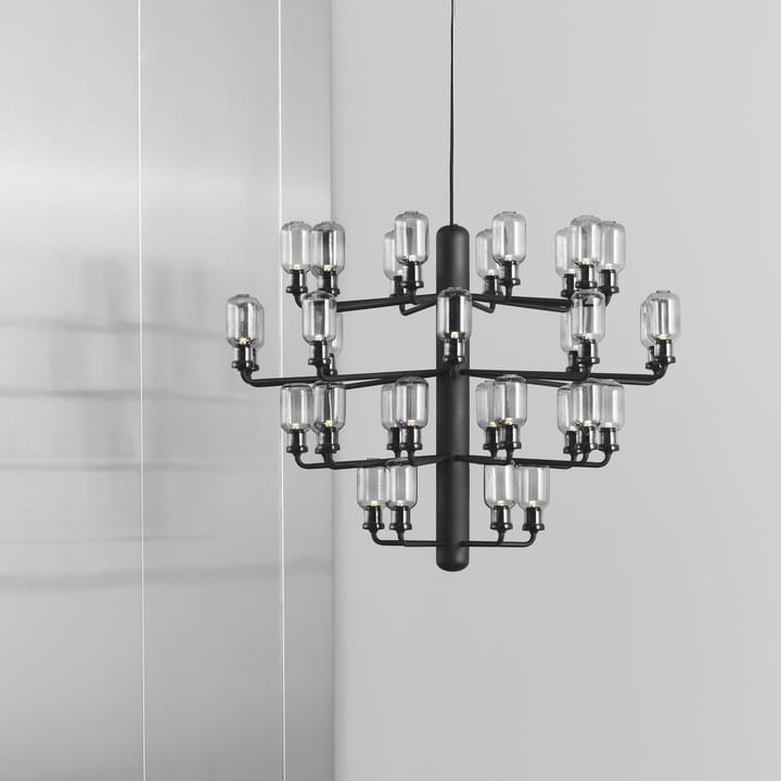 Lámpara de araña Amp, Black, large Normann Copenhagen